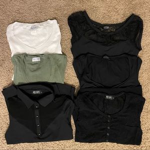Anti-Flirt Tops Bundle of 6 (Size XS)